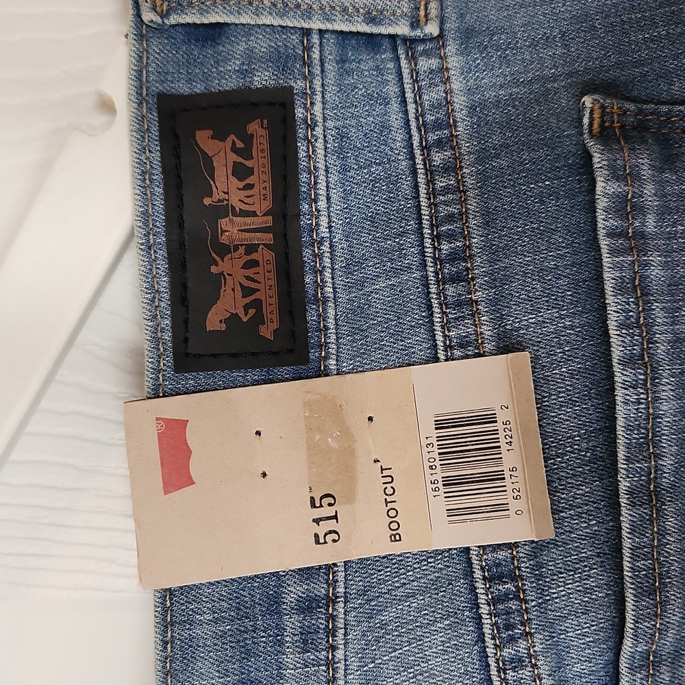 Levi's 515 boot cut light jeans NWT 14s - Picture 7 of 9